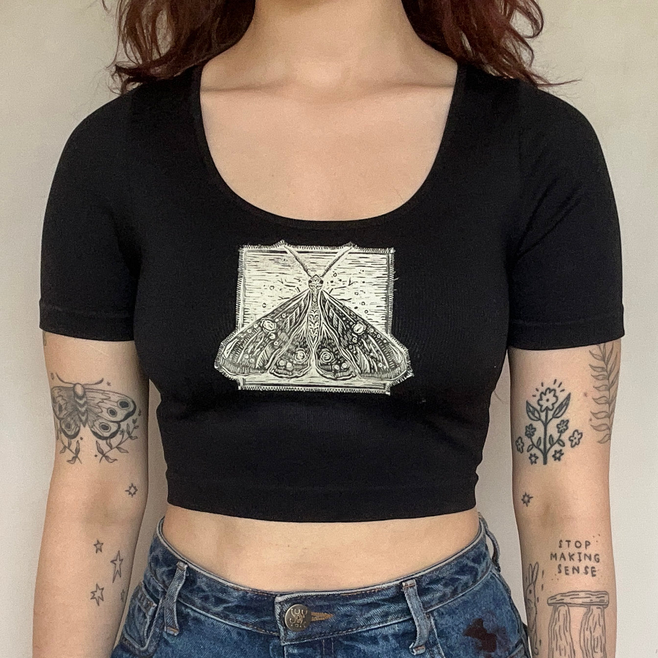 moth patch top